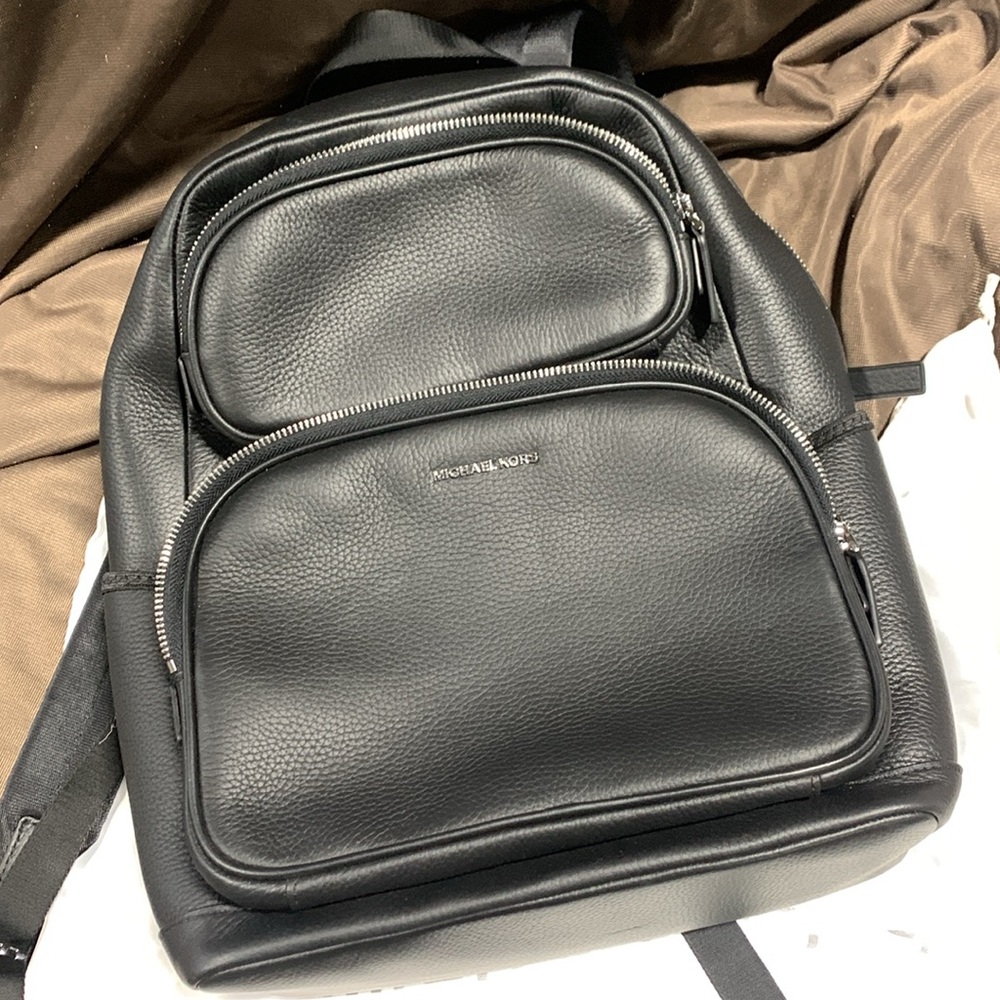 Michael Kors Cooper Leather Backpack 5223‎ - Picture 9 of 13